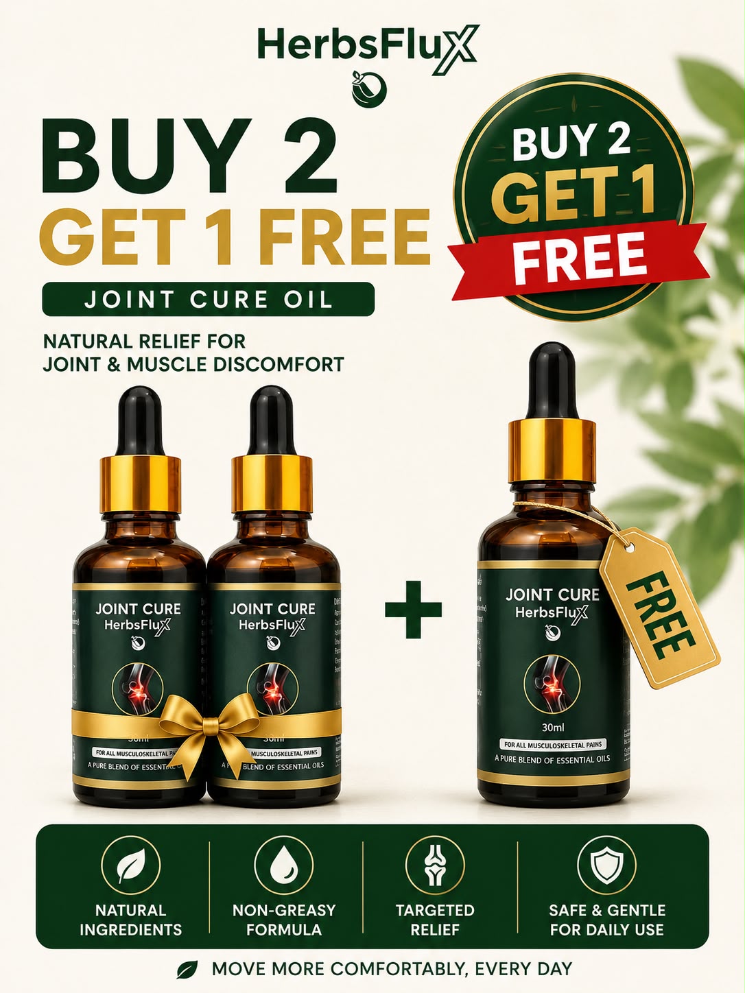 Azadi Deal | Buy 2 Get 1 Free | Best Joint Oil